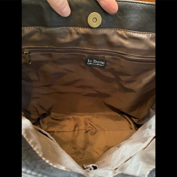 Le Donne double strap rivet tote - Picture 8 of 9